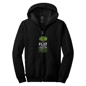 Discover Reading Teacher Plot It Builds Character 2 Zip Hoodies