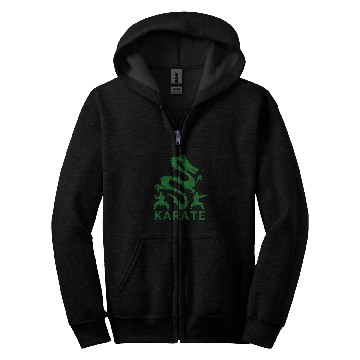 Discover Karate Journey for Young Warriors Zip Hoodies