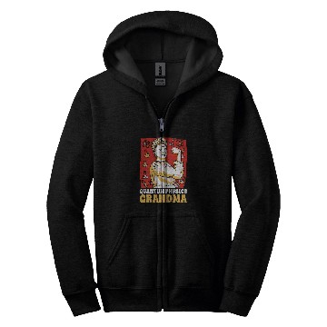 Discover Physicist Grandmother Science Scientist Quantum Physics Zip Hoodies