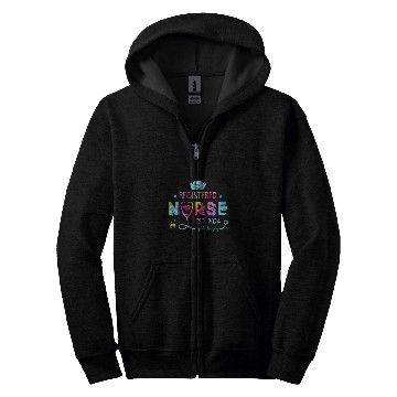 Discover Registered nurses Est 2024 Nursing Student RN Graduate Tiedye Zip Hoodies