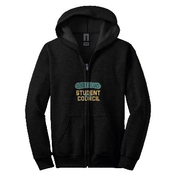Discover Retro Sorry I Cant I Have Student Council leadership Zip Hoodies