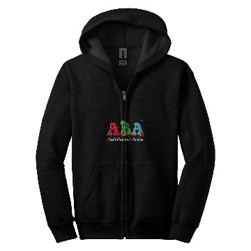 Discover Applied Behavior Analysis ABA Christmas Lights Winter xmass Zip Hoodies