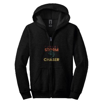 Discover Kids Future Storm Chasing Meteorology Student Tiny Tornado Zip Hoodies