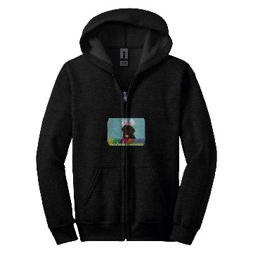 Discover Newfoundland w Bunny Ears Zip Hoodies