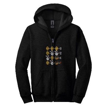 Discover Easter Order of Operations Quiz Math Teacher easter Egg Hunt Zip Hoodies