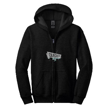 Discover Oui Chef Restaurant Kitchen Assistant Zip Hoodies