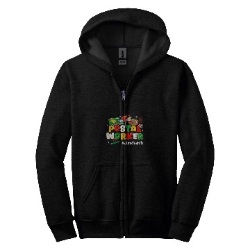 Discover African Postal Worker Juneteenth Emancipation Day 1865 Vibes Zip Hoodies