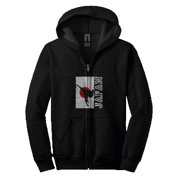 Discover Japan Karate Japanese Karate 7 Zip Hoodies