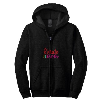 Discover Karate Mom Mothers Day Funny Karate Lover 1 Zip Hoodies