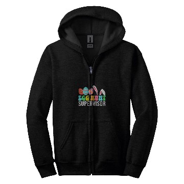Discover Egg Hunt Supervisor Easter Egg Hunting Supervisor parents Zip Hoodies