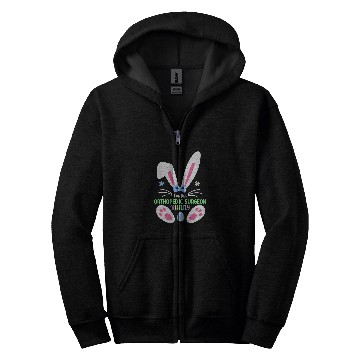 Discover Im The Orthopedic Surgeon Bunny Matching Hospital Easter Zip Hoodies