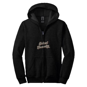 Discover Retro Counseling Teacher Appreciation School Counselor Zip Hoodies