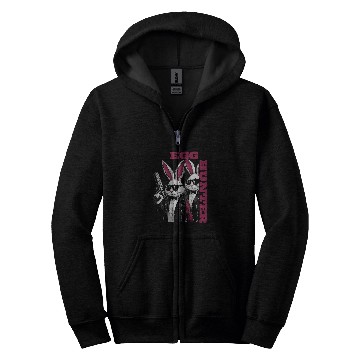 Discover Egg Hunt Supervisor Egg Hunting Party Mom Dad guns Easter Zip Hoodies