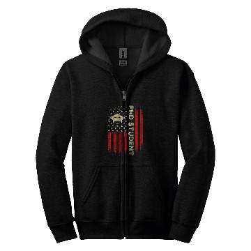 Discover PhD Student Dissertation Doctorate Graduation 48 Zip Hoodies