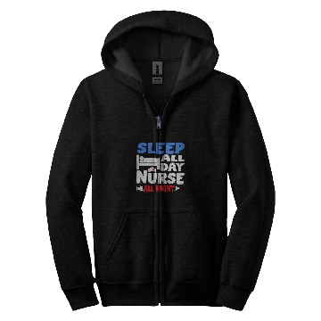 Discover Funny Night Shift Today Is Yesterday Nightshift Zip Hoodies
