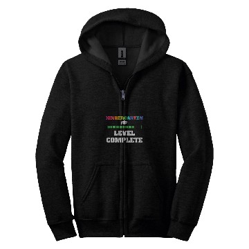 Discover Kindergarten Level Complete School Graduation Computer Zip Hoodies
