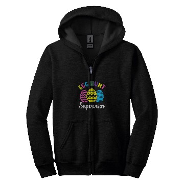 Discover Egg hunt supervisor matching easter eggs hunting group Zip Hoodies