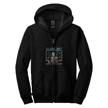 Discover Tie Dye Teacher Ill Just Wait Until Its Quiet Zip Hoodies