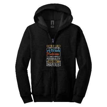 Discover Construction Worker Attitude Problem for Concrete Finisher Zip Hoodies