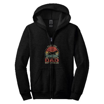 Discover Funny Pilot Dad Like A Normal Dad But Cooler Fathers Day Zip Hoodies