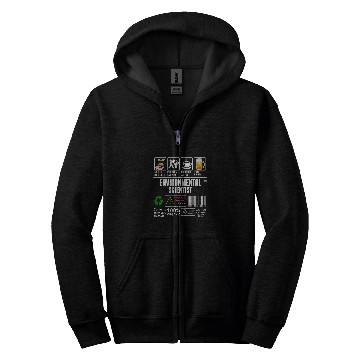 Discover Environmental Scientist Facts Scientist Student Beer Zip Hoodies