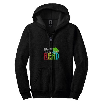 Discover Haha Made You Read Funny Reading Teacher Bookworm Librarian Zip Hoodies