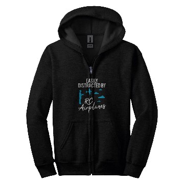 Discover Model Aircraft Aviator Pilot Model Flight Funny Saying Zip Hoodies