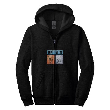 Discover Salt Sodium Chloride Chemistry Elements Pun Scienctist Zip Hoodies