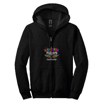 Discover Kindness Matters Social Worker Gift Zip Hoodies