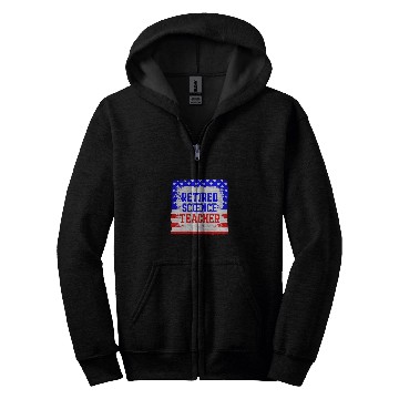 Discover Retired Science Teacher Certified School Retirement Zip Hoodies