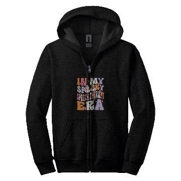 Discover In My Spooky Speech Therapy Era ghosts Groovy Halloween Zip Hoodies