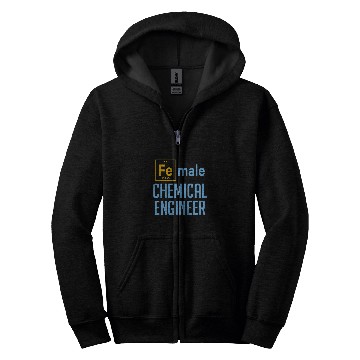 Discover chemicals Engineer Female Engineering 2 Zip Hoodies