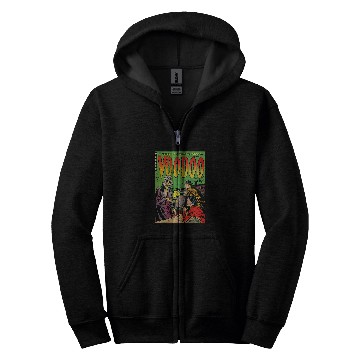 Discover Halloween Horror vintages ghosts Zombie Comic Book Retro Funny Zip Hoodies
