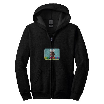 Discover German Shorthair Pointer w Bunny Ears Zip Hoodies