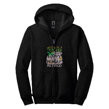 Discover Retired Teacher Joke Zip Hoodies