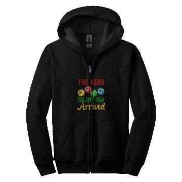 Discover Keno Casino Gamer Billiard Creative Keno Zip Hoodies