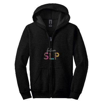 Discover Future SLP Student Speech Language Pathologist In Progress Zip Hoodies