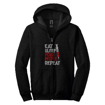Discover Phlebotomist Syringe Phlebotomy Technician nurses Novelty Zip Hoodies