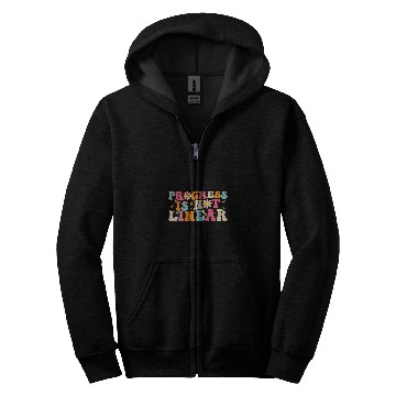 Discover Groovy Progress Is Not Linear Sped Special Education Teacher Zip Hoodies