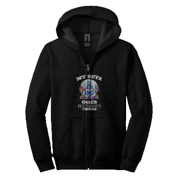 Discover My Beta Makes Computer Things Programmer Zip Hoodies