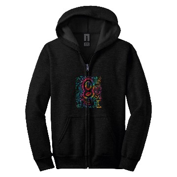 Discover Tie Dye 8th Grade Back To School Teacher Student Typography Zip Hoodies