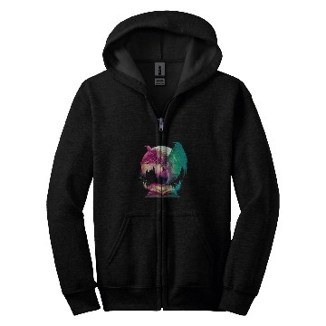 Discover fantasy Bookworm Book Dragon Reader Library Zip Hoodies