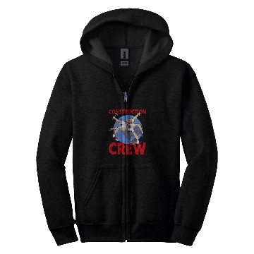 Discover Mens Construction Crew Construction Worker 1 Zip Hoodies