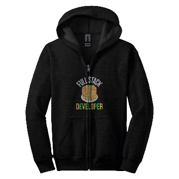 Discover Full Stack Developer Computer Science Programmer Coding Zip Hoodies