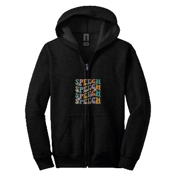 Discover Speech Therapy Speech Language Pathologist Therapist SLP 2 7 Zip Hoodies