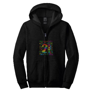 Discover Pop It 2nd Grade Typography Back To School Student Teacher Zip Hoodies