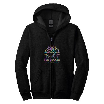 Discover Schools Out For Summer Substitute Teacher Last Day School Zip Hoodies