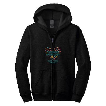 Discover Speech Pathology Every Word Matters Speech Therapy 1 Zip Hoodies