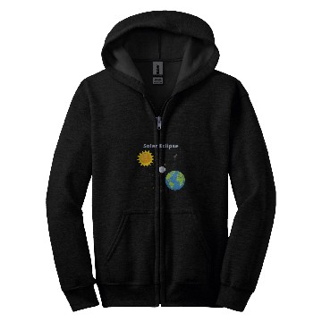 Discover Science Teacher Solar Eclipse 2024 solar eclipse diagram Zip Hoodies