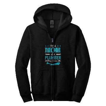 Discover Plumbing Son Im A Mom Of A Plumber Zip Hoodies